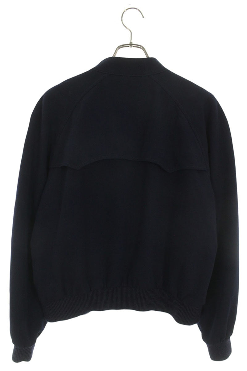 CELINE C Logo Diagonal Wool Jacket Navy Size XXL
