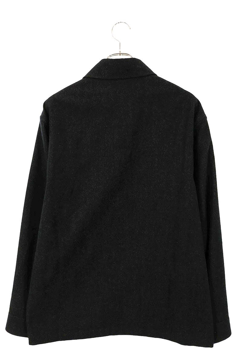 LEMAIRE Button Pocket Wool Blouson Dark Gray Size S