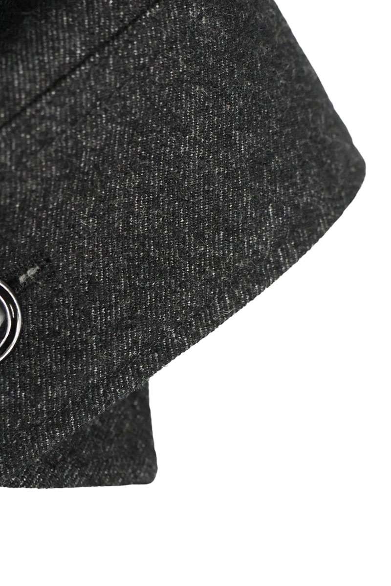 LEMAIRE Button Pocket Wool Blouson Dark Gray Size S