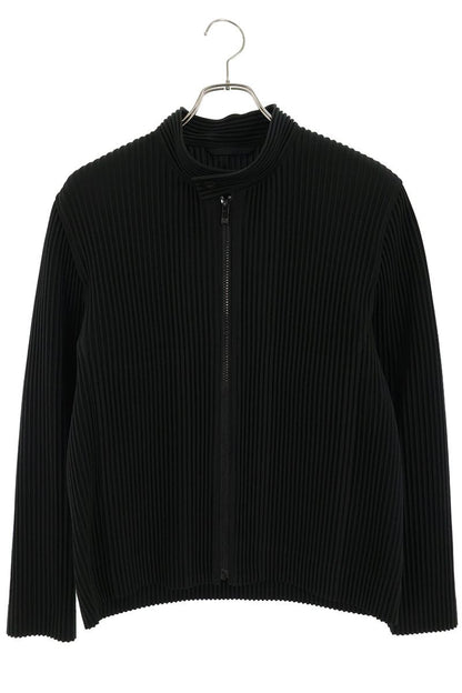 HOMME PLISSE ISSEY MIYAKE Stand Collar Zip Jacket Size 2