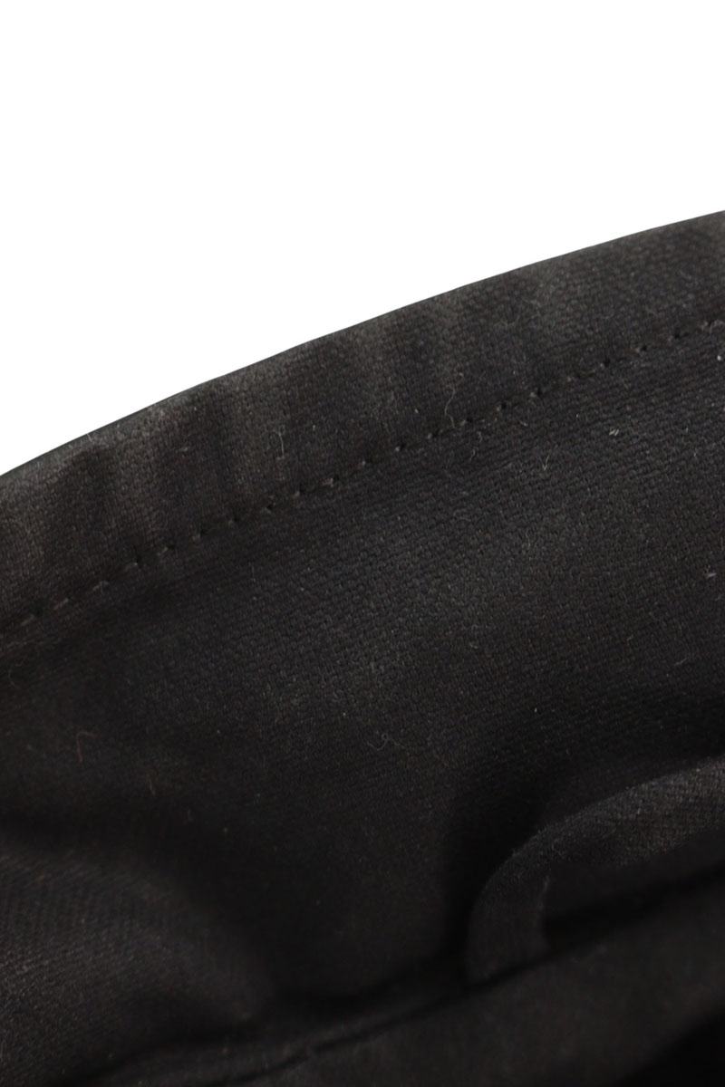 Chrome Hearts Dagger Zip Leather Cotton Jacket Black Size L