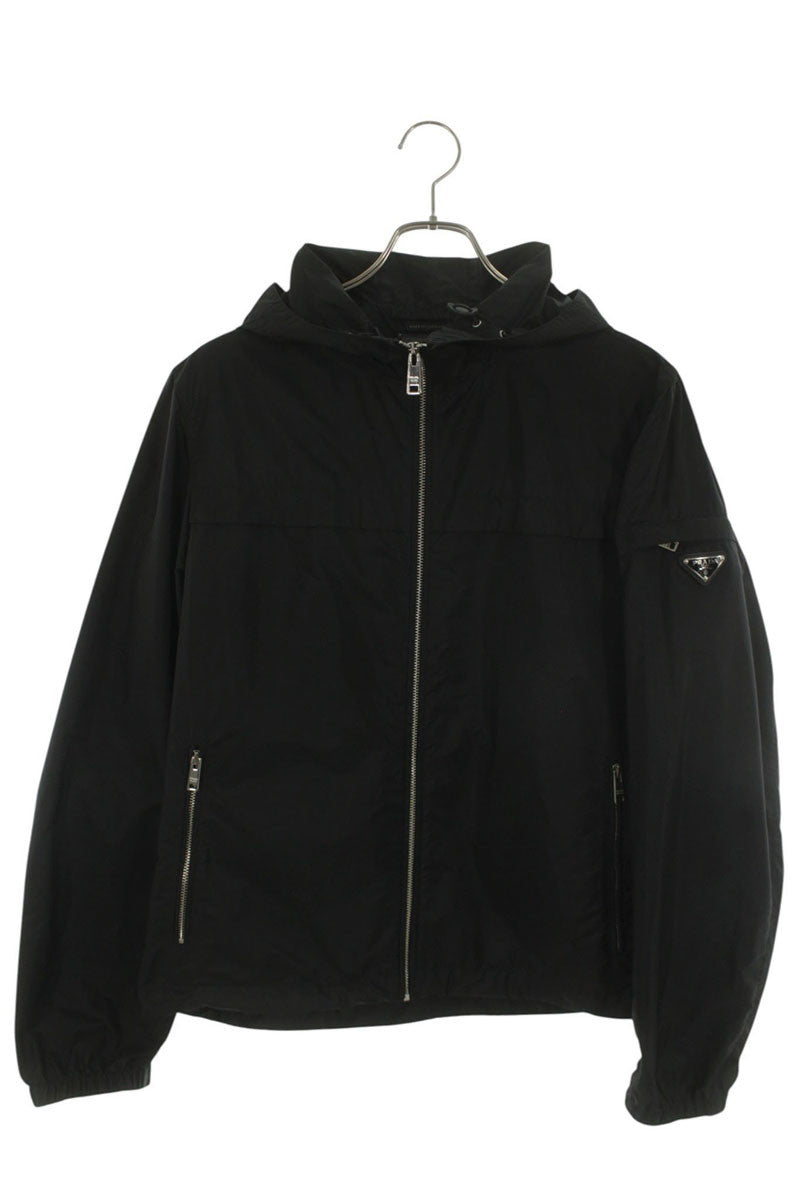 PRADA SPORT Triangle Logo Nylon Blouson Black Size M