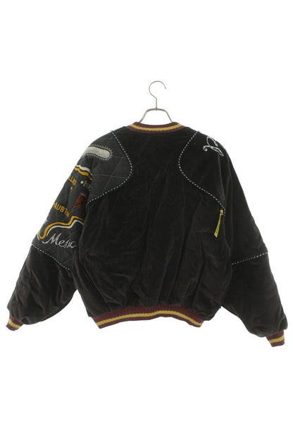 KAPITAL Velveteen Siam Bomber Jacket Brown Size 2