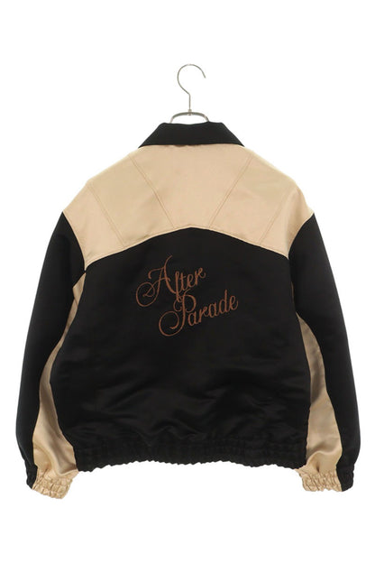 Taiga Igari Back Embroidery Satin Blouson Multi Size L