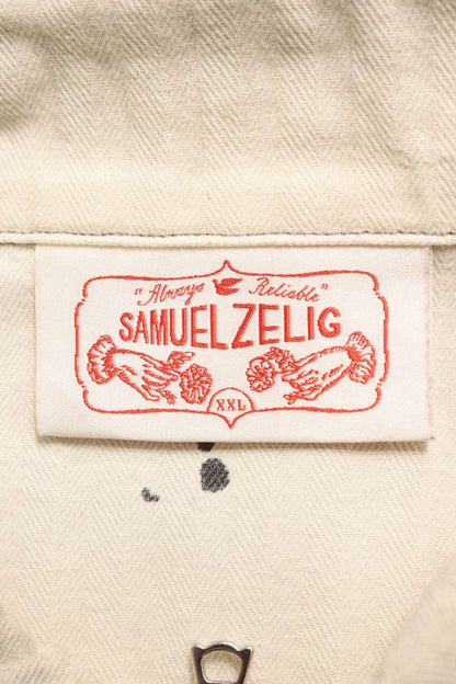 Samuel zelig WESTERN ZIP JACKET Embroidered White Size XXL