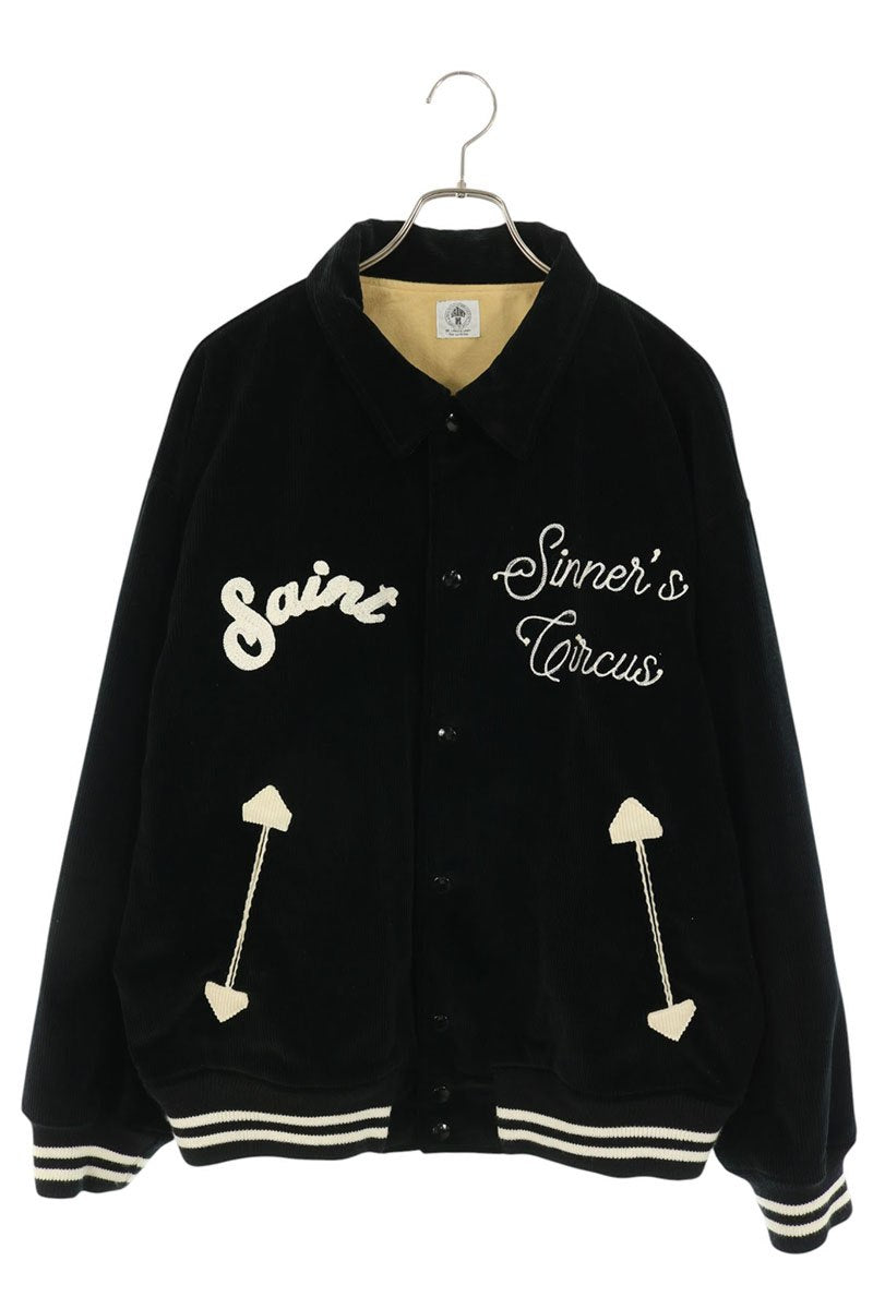 SAINT MICHAEL 21AW Pierrot Embroidered Corduroy Size XL