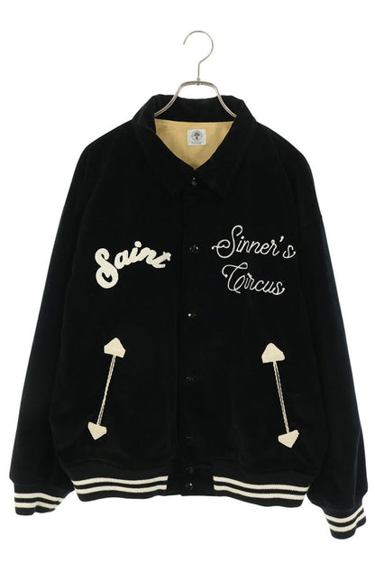 SAINT MICHAEL 21AW Pierrot Embroidered Corduroy Size XL