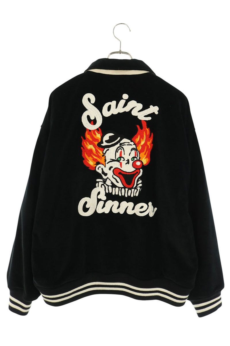 SAINT MICHAEL 21AW Pierrot Embroidered Corduroy Size XL