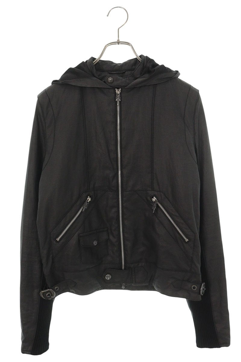 Chrome Hearts Dagger Cross Ball Double Jacket Black Size SM