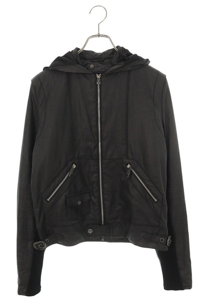 Chrome Hearts Dagger Cross Ball Double Jacket Black Size SM