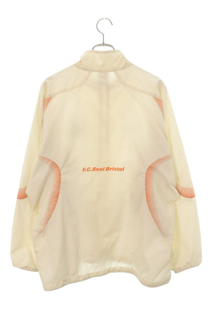 F.C.R.B. Stand Collar Practice Track Jacket Beige Size L