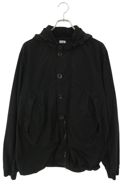 C.P.COMPANY GOGGLE JACKET Detachable Hood Black Size L