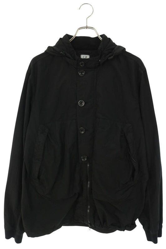 C.P.COMPANY GOGGLE JACKET Detachable Hood Black Size L