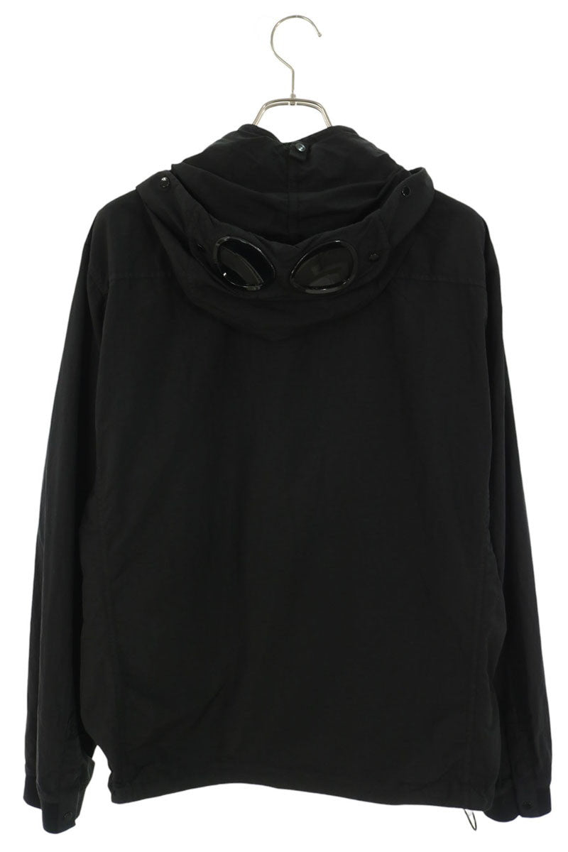 C.P.COMPANY GOGGLE JACKET Detachable Hood Black Size L