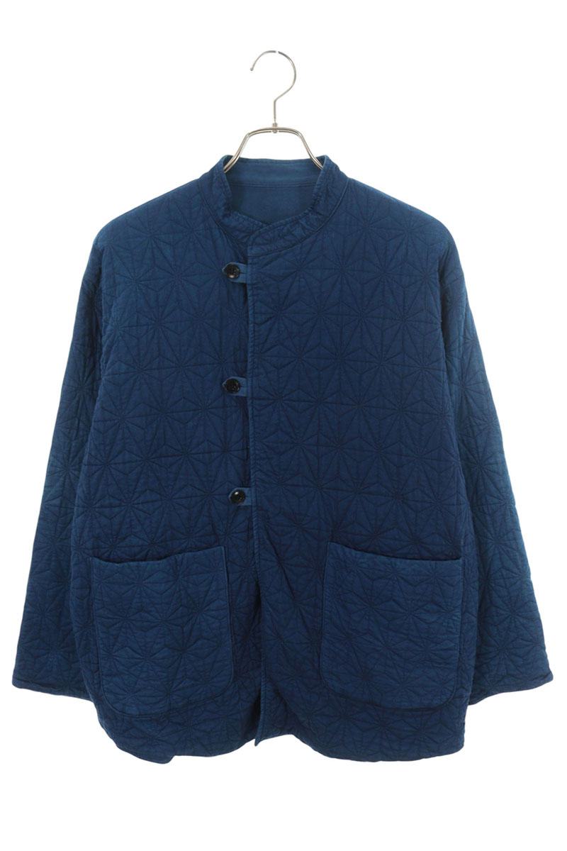 satou Quilted Hanten Reversible Blouson Blue Size M