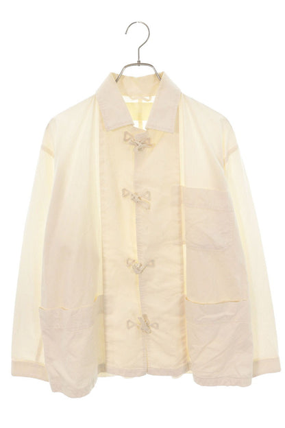 INNAT Cotton Pajama Shirt Blouson Off-White Size M