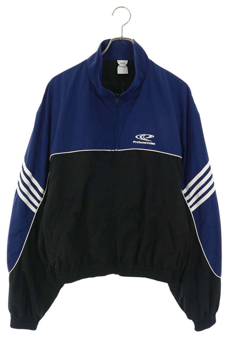 Protocol Index Bicolor Logo Embroidered Track Jacket Size L