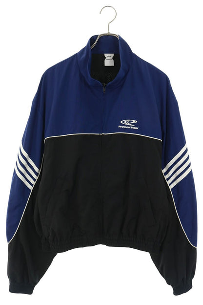 Protocol Index Bicolor Logo Embroidered Track Jacket Size L