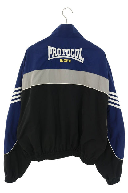 Protocol Index Bicolor Logo Embroidered Track Jacket Size L