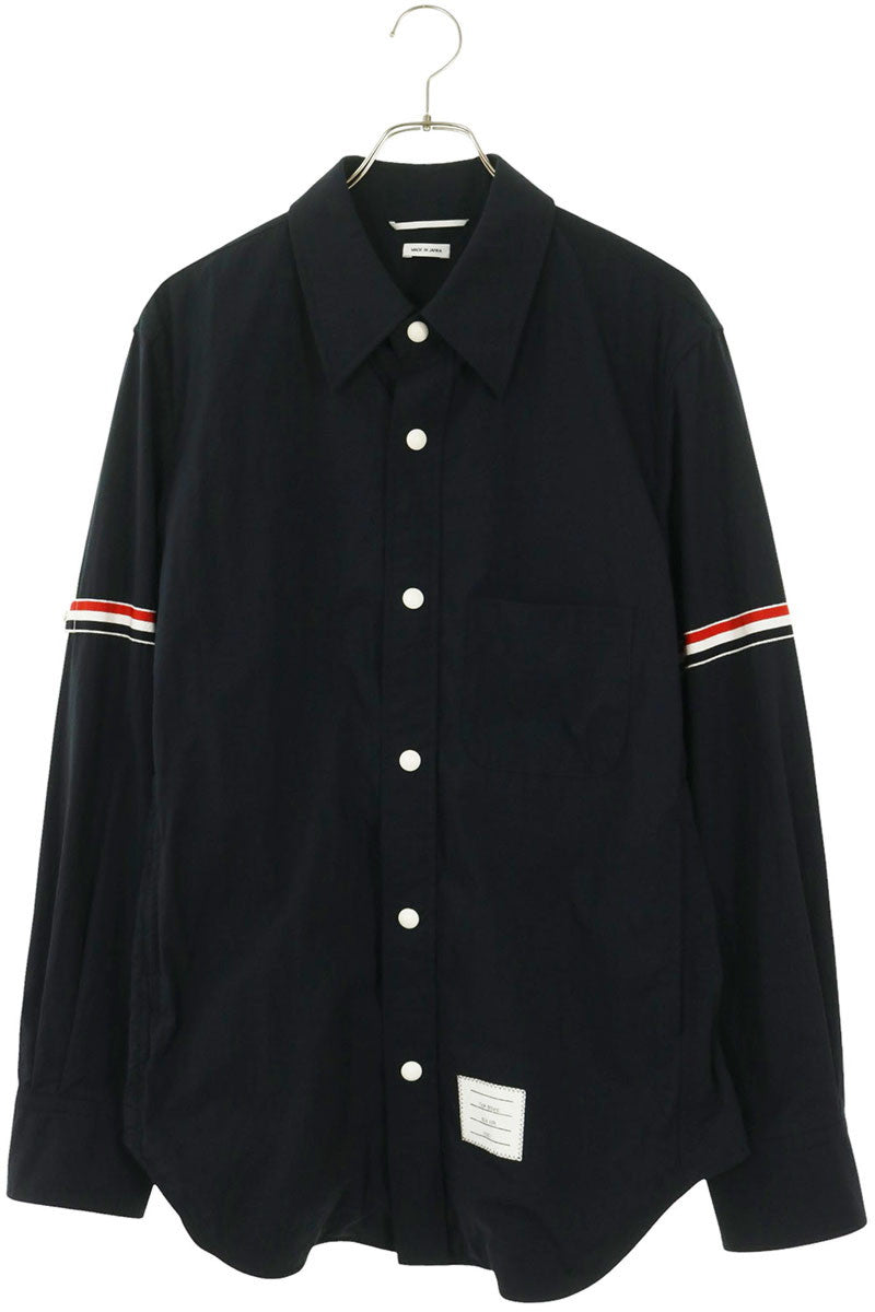 THOM BROWNE Nylon Armband Shirt Blouson Navy Size 1