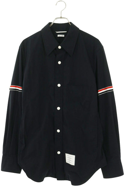 THOM BROWNE Nylon Armband Shirt Blouson Navy Size 1