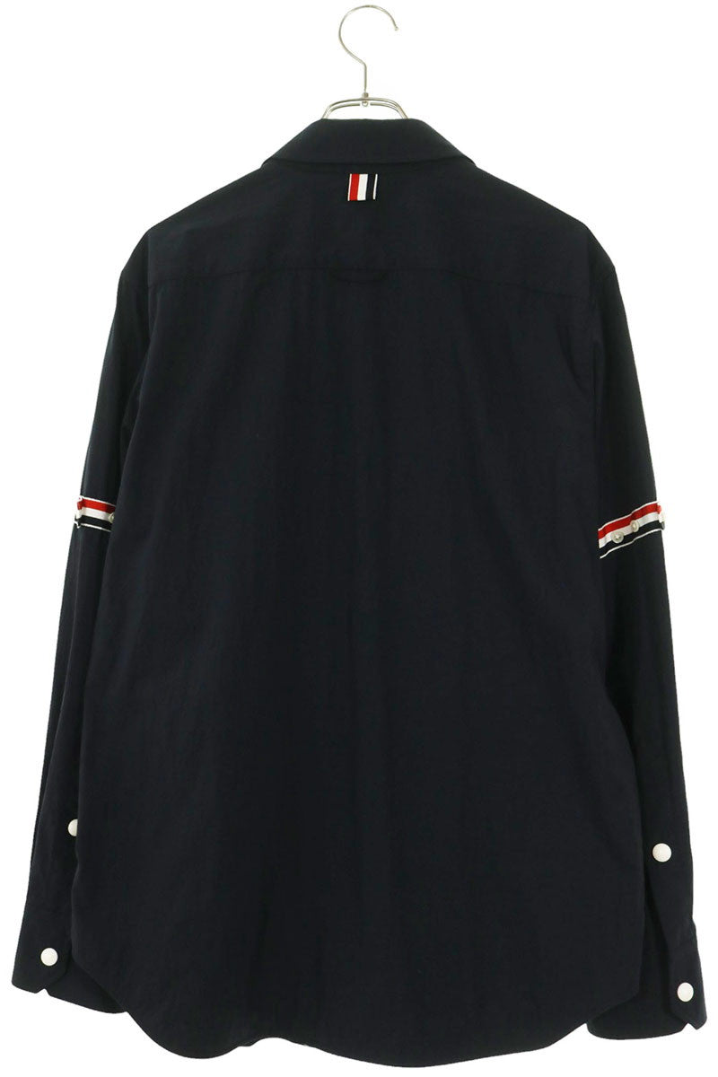 THOM BROWNE Nylon Armband Shirt Blouson Navy Size 1