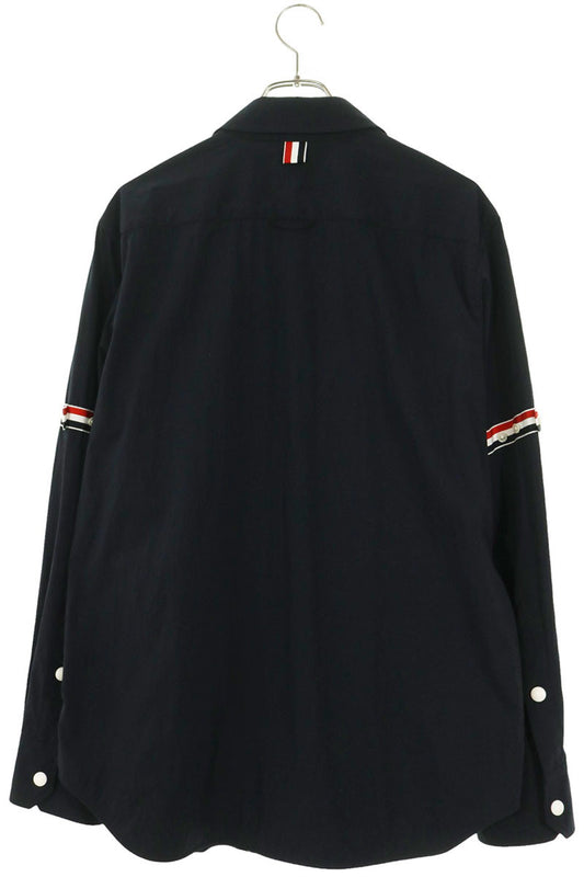 THOM BROWNE Nylon Armband Shirt Blouson Navy Size 1
