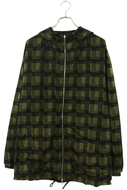 DRIES VAN NOTEN Hooded Reversible Nylon Jacket Multi Size L