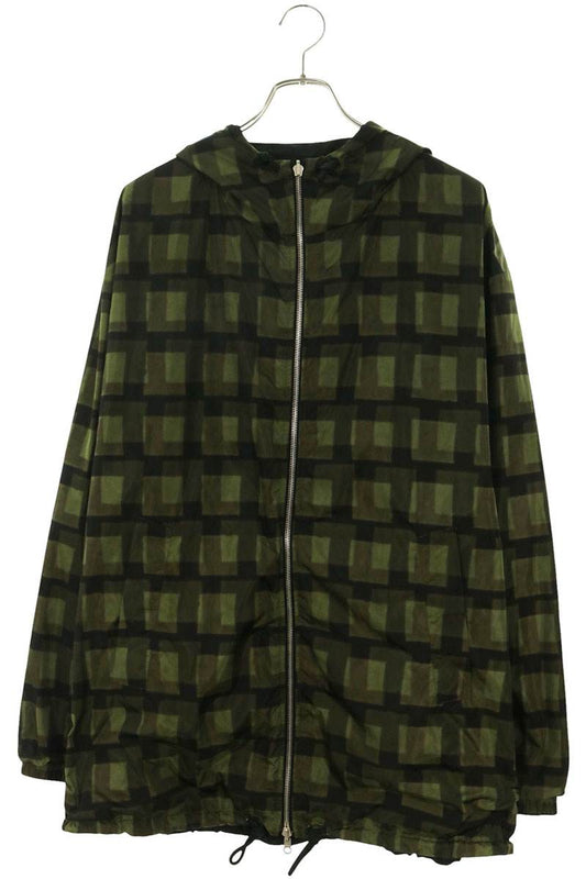 DRIES VAN NOTEN Hooded Reversible Nylon Jacket Multi Size L
