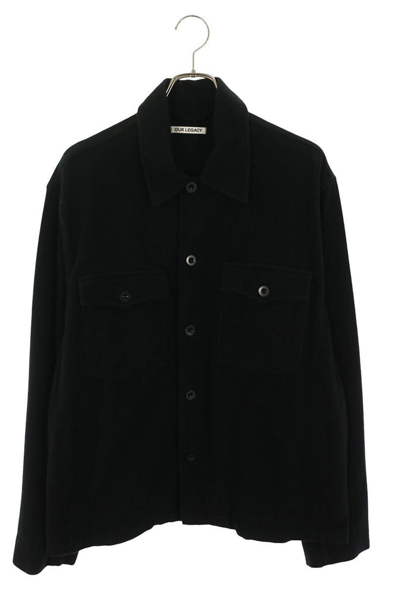 OUR LEGACY EVENING COACH JACKET Cotton Black Size 48