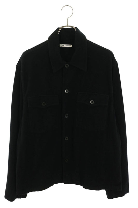 OUR LEGACY EVENING COACH JACKET Cotton Black Size 48