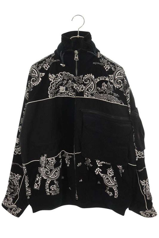 Sacai Floral Corduroy Jacket Black Size 3
