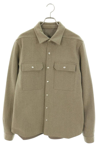 Rick Owens -WM Button Shirt Jacket Beige Size 52