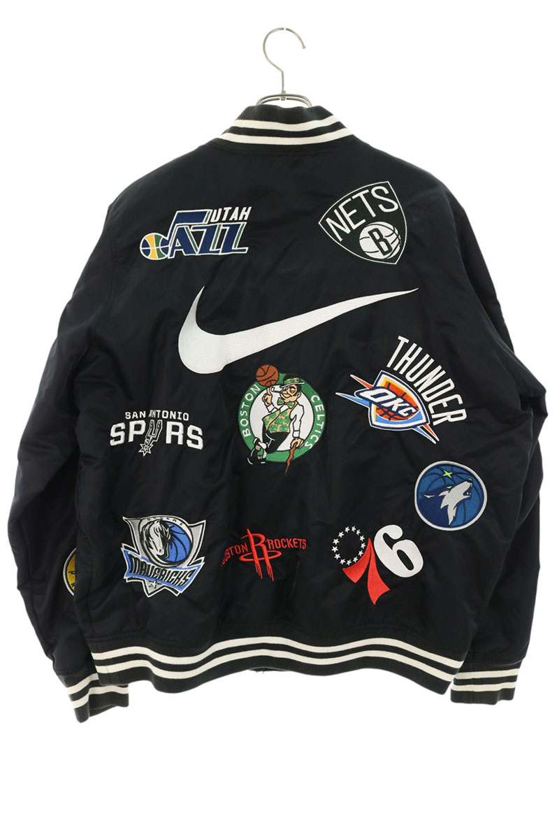 SUPREME NBA Team Nylon Varsity Jacket Multi Size L