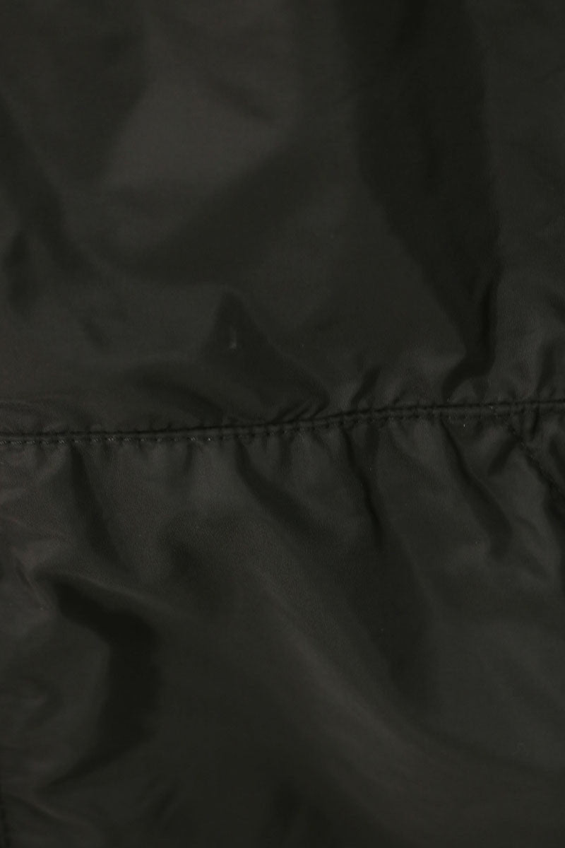 PRADA RE-NYLON Triangle Logo Hooded Jacket Black Size 48