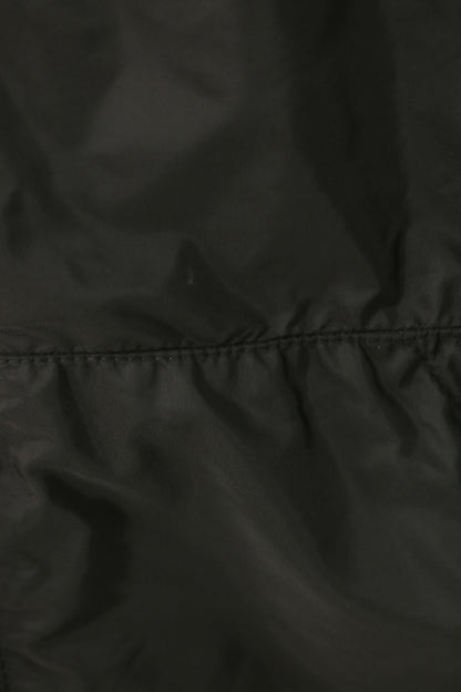 PRADA RE-NYLON Triangle Logo Hooded Jacket Black Size 48