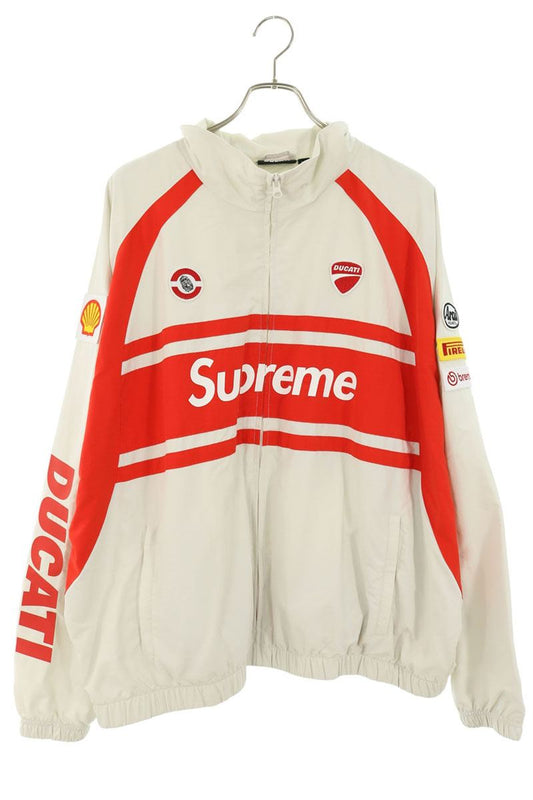 SUPREME 24SS Ducati Track Jacket White Size XL
