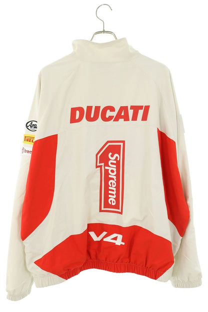 SUPREME 24SS Ducati Track Jacket White Size XL
