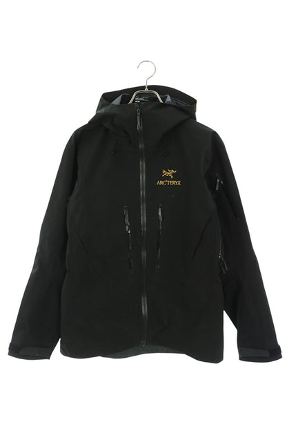 ARCTERYX Alpha SV Hooded Nylon Jacket Black Size M