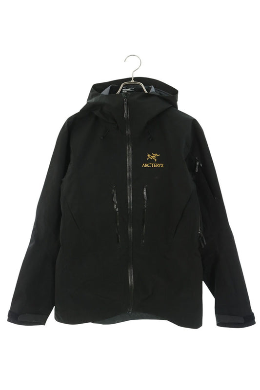 ARCTERYX Alpha SV Hooded Nylon Jacket Black Size M