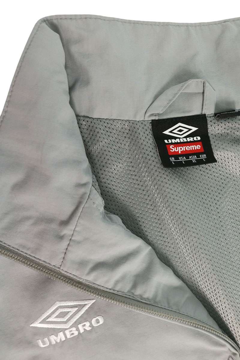 SUPREME Rhinestone Track Jacket Gray Size XL