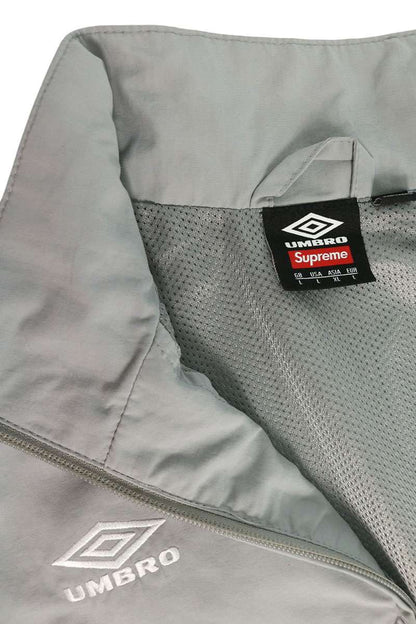 SUPREME Rhinestone Track Jacket Gray Size XL