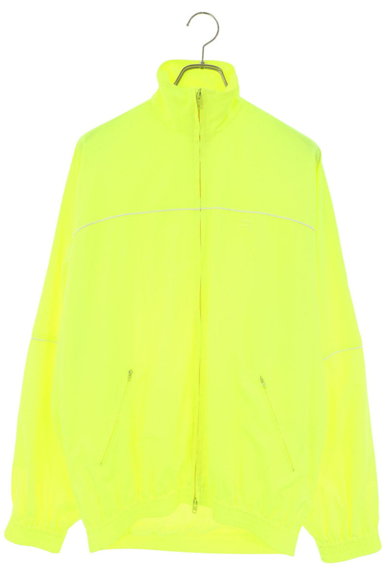 BALENCIAGA Nylon Track Jacket Yellow Size 42