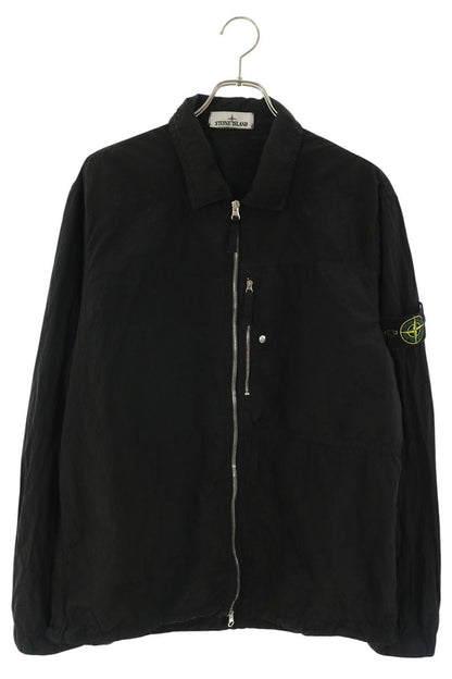 STONEISLAND Nylon Zip Up Blouson Black Size XL