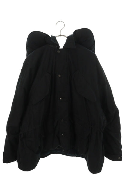BALENCIAGA Neck Pillow Padded Travel Jacket Black Size 2