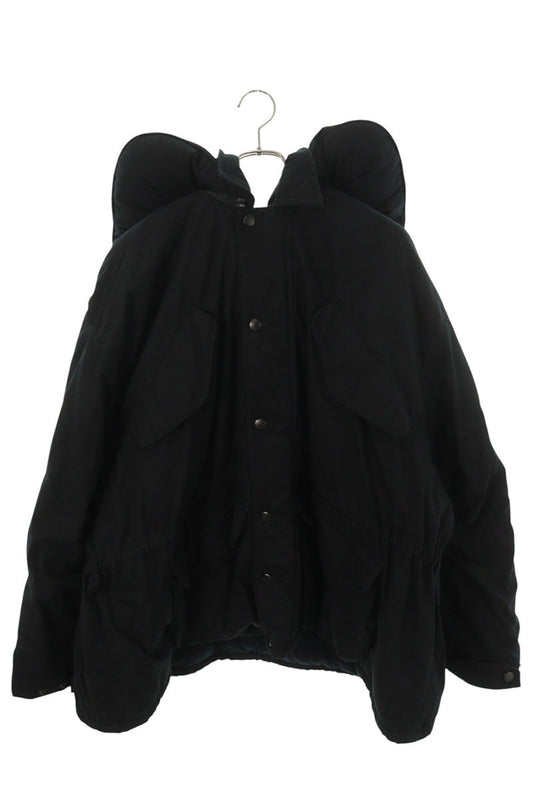 BALENCIAGA Neck Pillow Padded Travel Jacket Black Size 2
