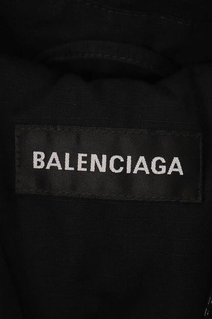 BALENCIAGA Neck Pillow Padded Travel Jacket Black Size 2