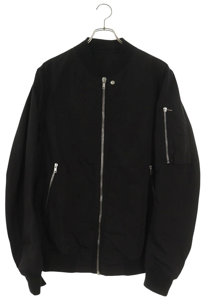 Rick Owens Classic Flight Bomber Jacket Black Size 50
