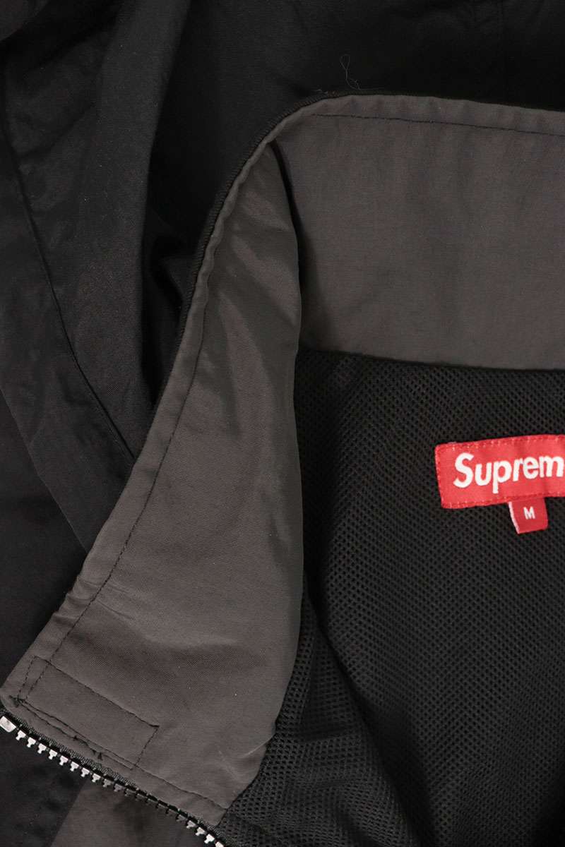 SUPREME Arch Logo Half-Zip Anorak Jacket Black Size M