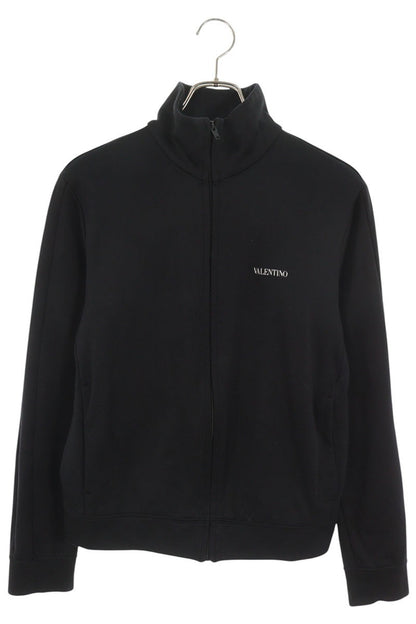 VALENTINO Logo Print Track Jacket Black Size S